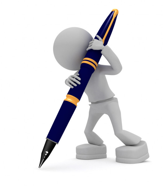 depositphotos 2029479 stock photo persons writes ink pen1